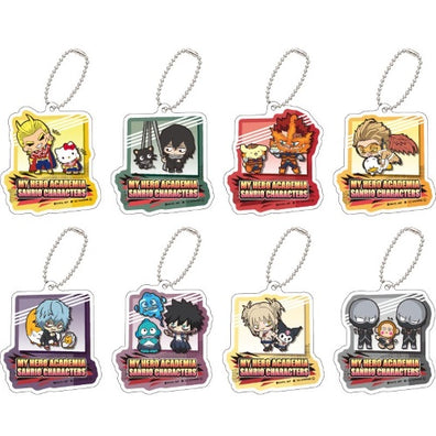 My Hero Academia x Sanrio A Heroes Vs Villains Yomiuri TV 2-Inch Acrylic Key Chain